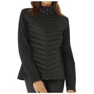 NWOT 32 Degrees Mixed Media Stretch Puffer Jacket Sz S Woman's